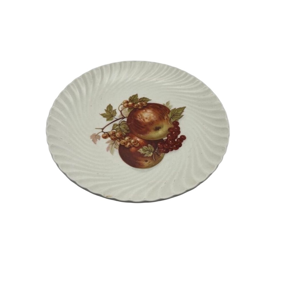Burleigh Ironstone Fruit Plate England Used
